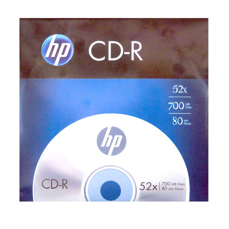 CD-R virgem 700MB 80 minutos - envelope - HP - Mídias e Drives - Lepok