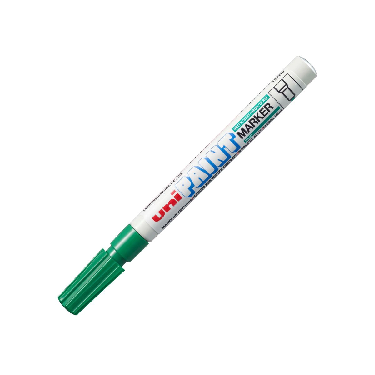 Pincel marcador permanente Paint Marker Verde PX-21 - Uni-Paint