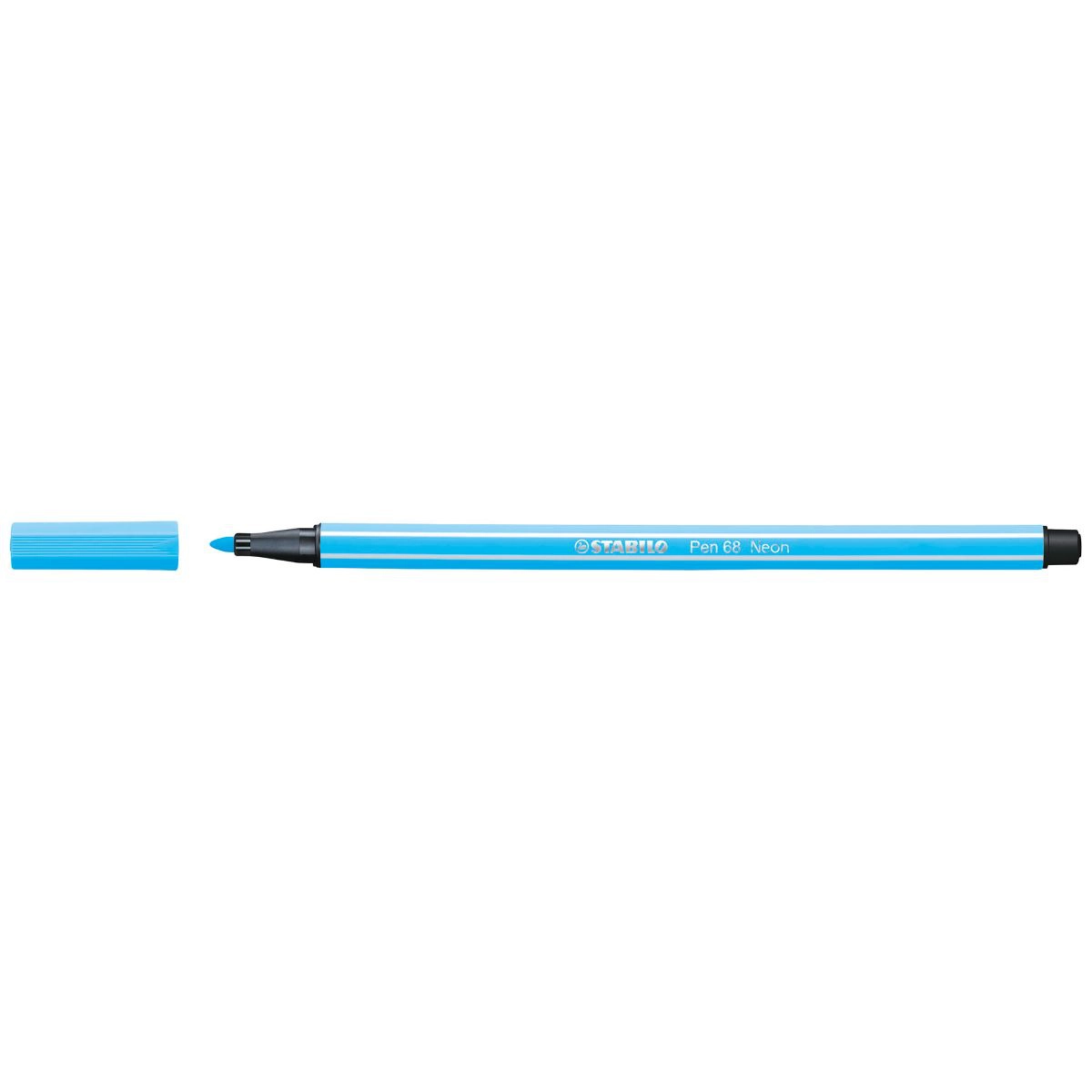 Caneta hidrográfica Ponta Sintética 68/031 - Azul Neon - Stabilo