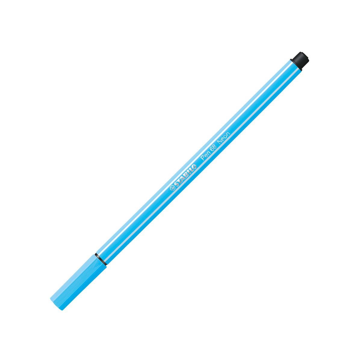 Caneta hidrográfica Ponta Sintética 68/031 - Azul Neon - Stabilo