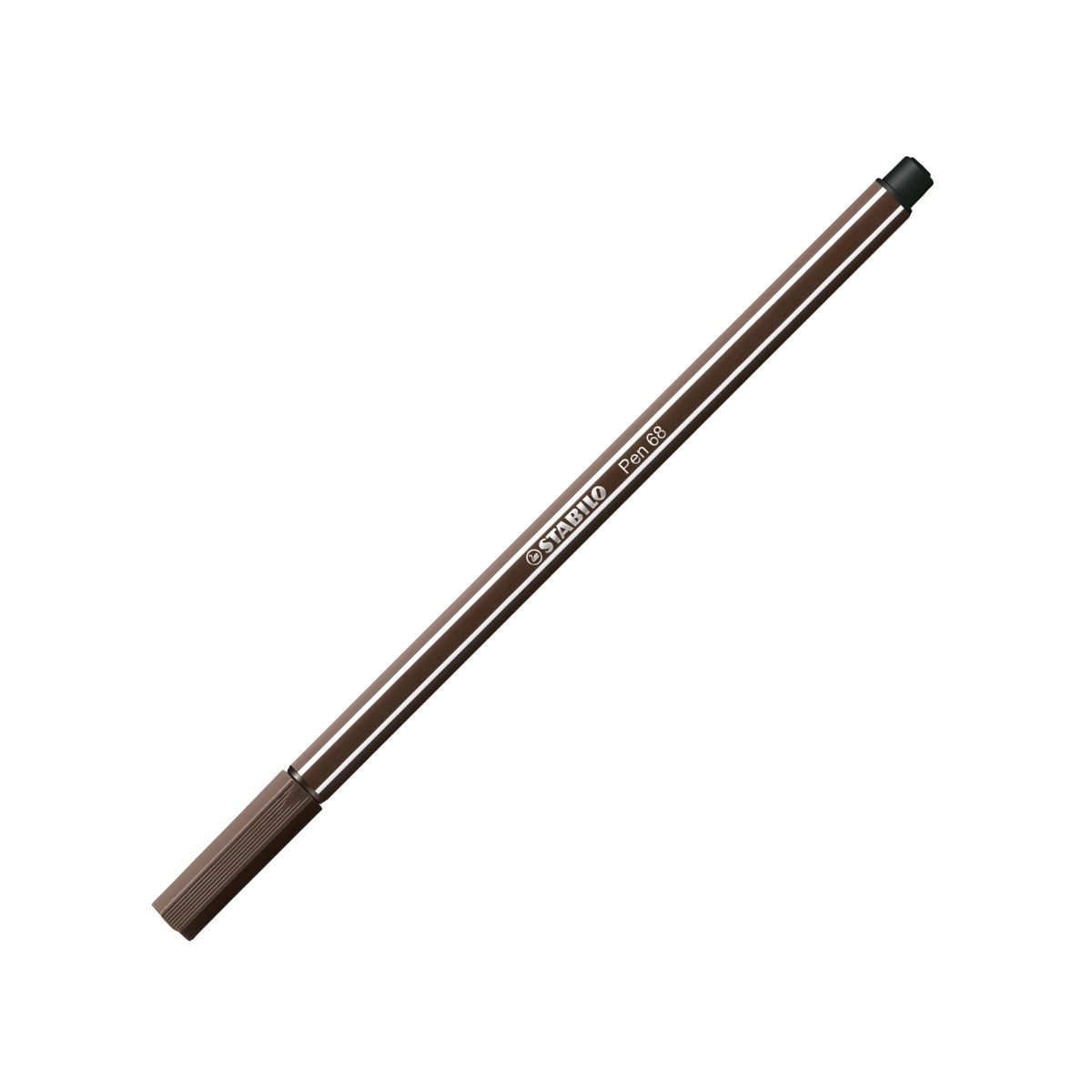 Caneta hidrográfica Ponta Sintética 68/65 -  Marrom Escuro - Stabilo