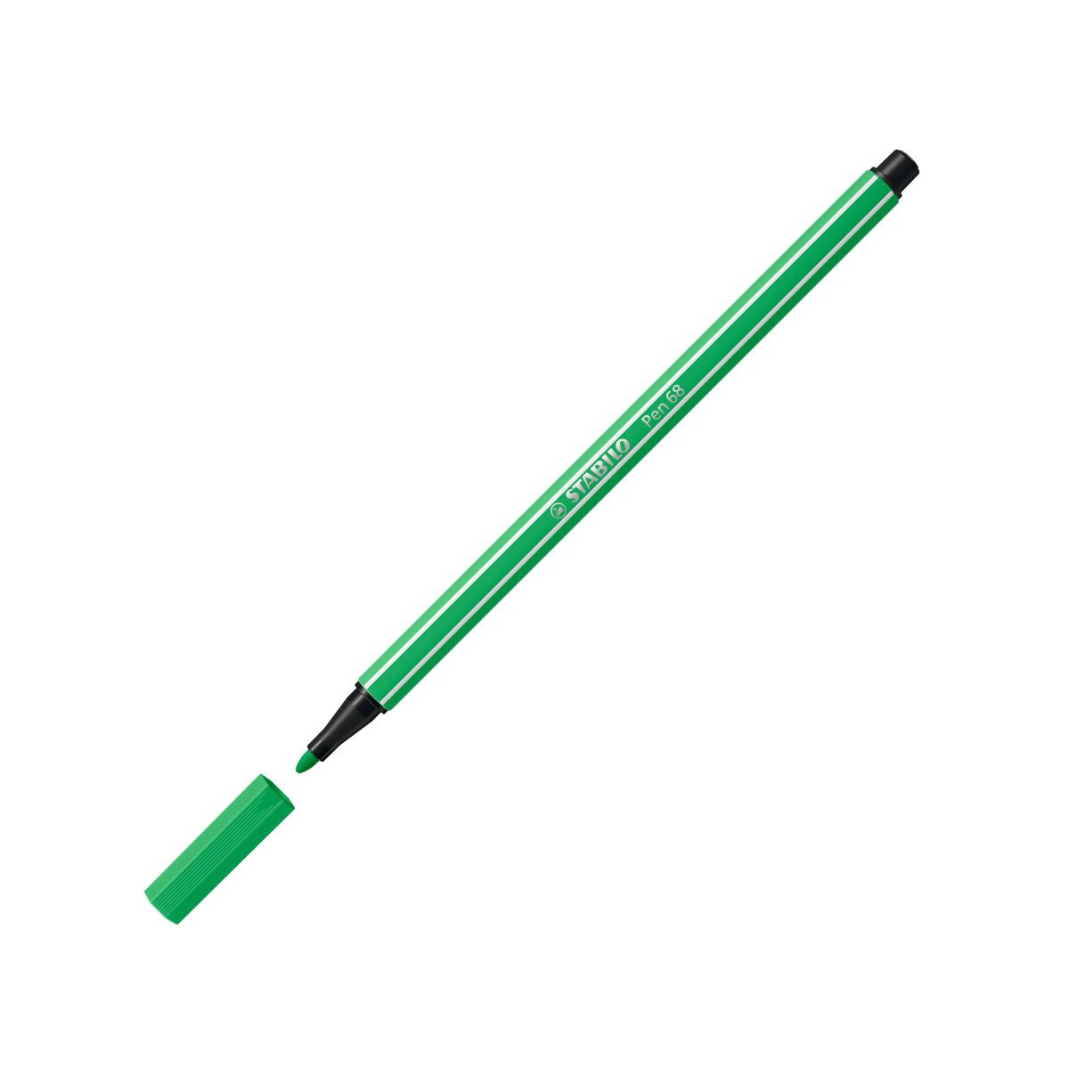Caneta hidrográfica Ponta Sintética 68/16 - Verde Esmeralda Claro - Stabilo