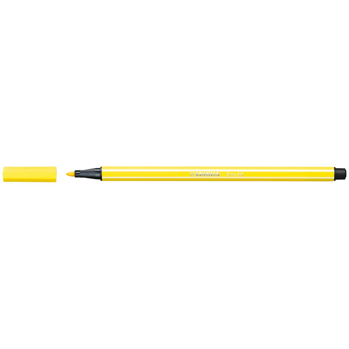 Caneta hidrográfica Ponta Sintética 68/24 - Amarelo Limão - Stabilo