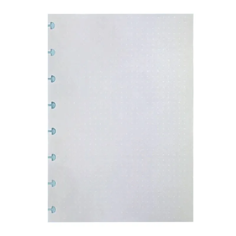 Bloco refil A5 pontilhado linha branca 90g com 50 folhas - CIRA2015 - Caderno Inteligente