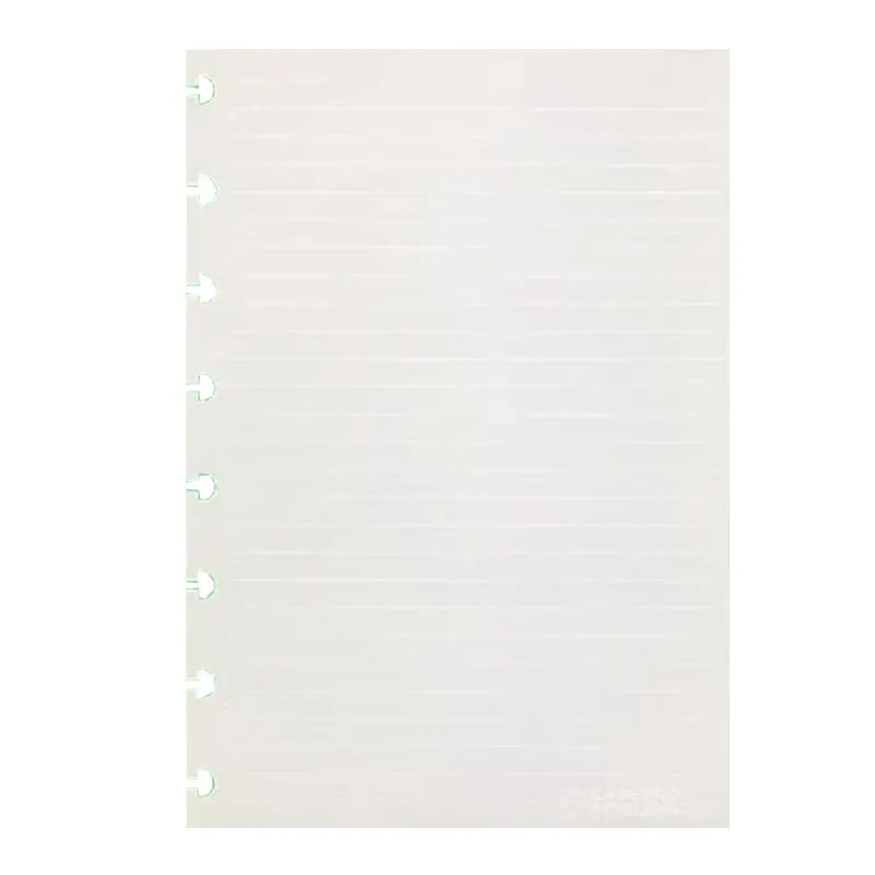 Bloco refil A5 pautado linha branca 90g com 50 folhas - CIRA2018 - Caderno Inteligente