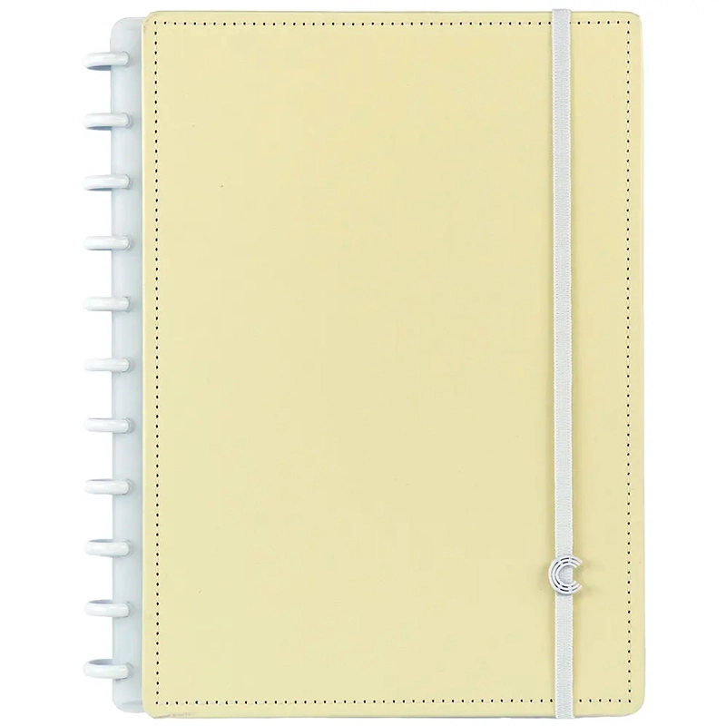 Caderno inteligente grande Amarelo Pastel - CIGD4077