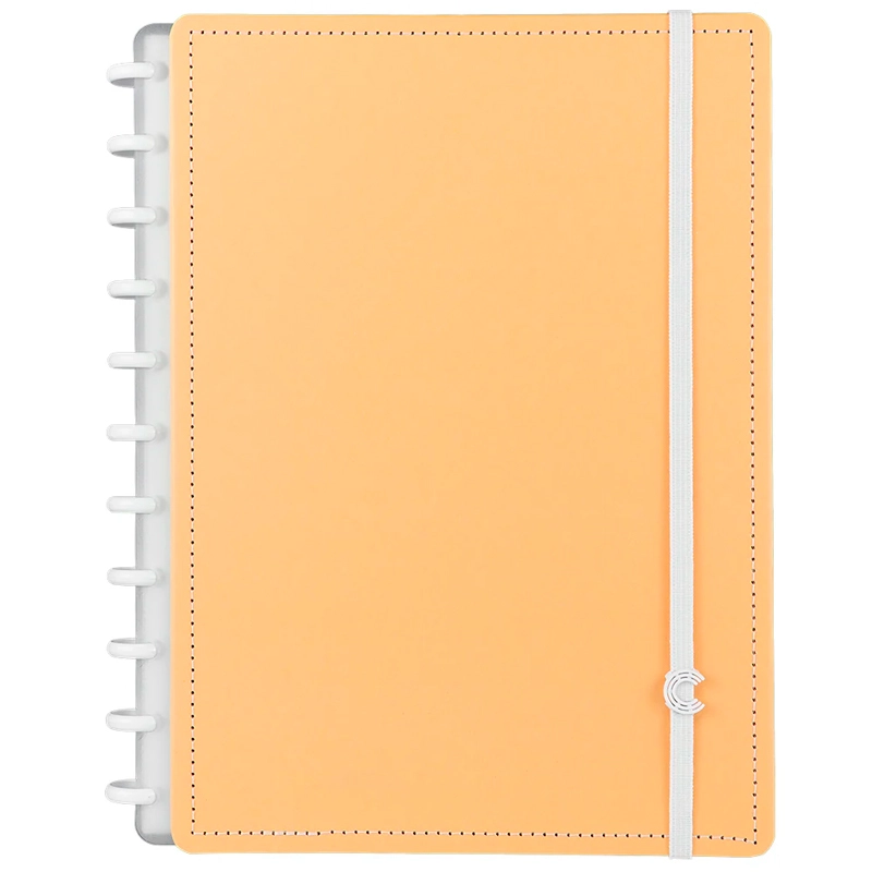 Caderno inteligente grande Laranja Pastel - CIGD4091
