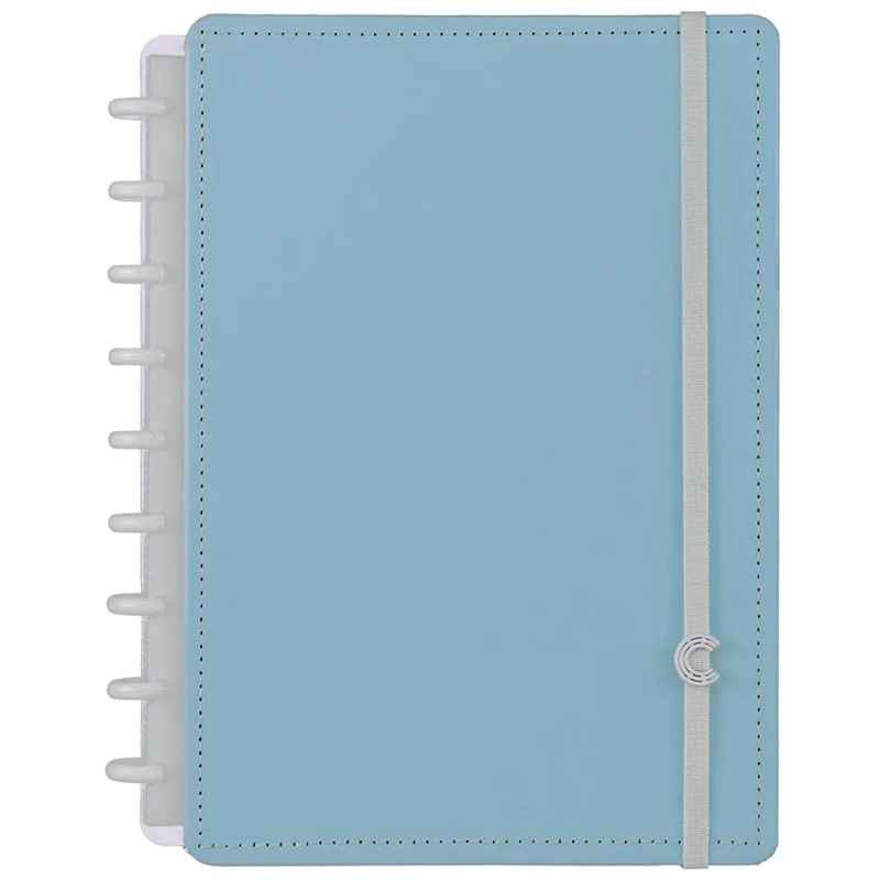 Caderno inteligente médio Azul Pastel - CIMD3079