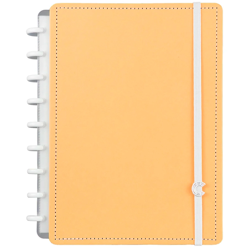 Caderno inteligente médio Laranja Pastel - CIMD3091
