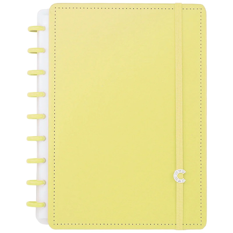 Caderno inteligente médio All Yellow - CIMD3088