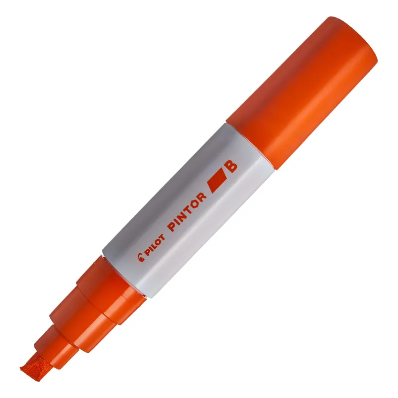 Pincel marcador Pintor ponta grossa 8.0mm - laranja - Pilot