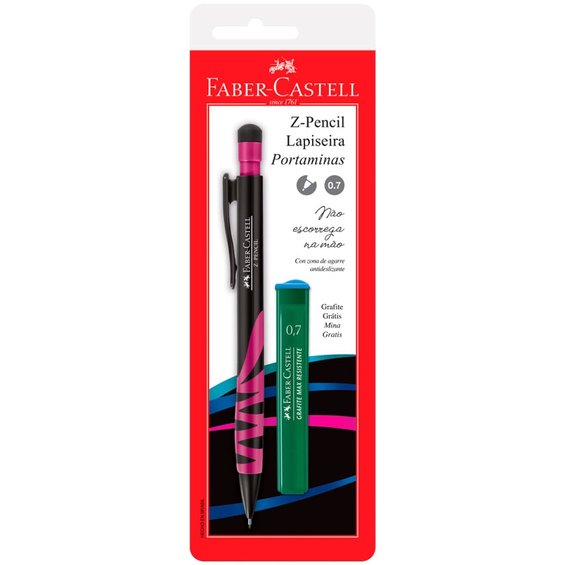 Lapiseira 0.7mm Z-Pencil SM/07ZPMIX com 1 unidade - Faber-Castell