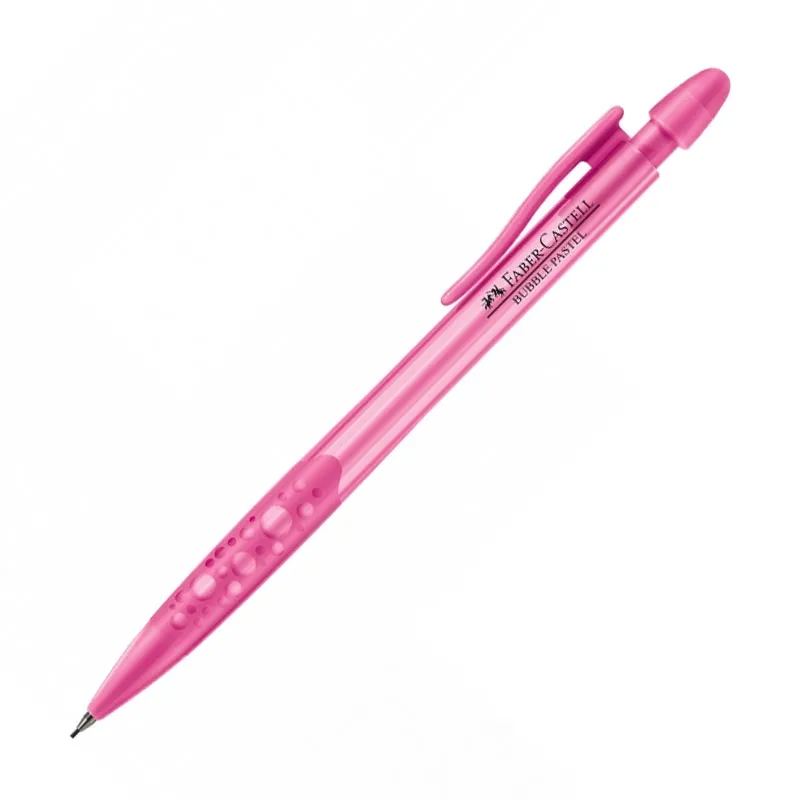 Lapiseira 0.7mm Bubble Rosa pastel SM/07BBRS com 1 unidade - Faber-Castell