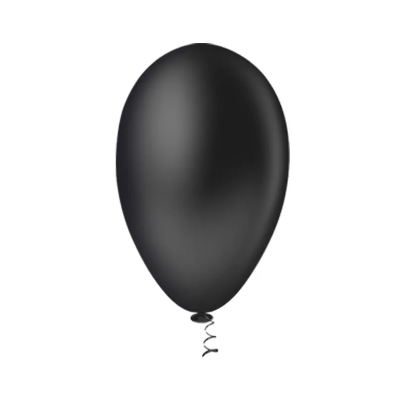 Bexiga preto número 7 Riberball 50unid - Pic Pic