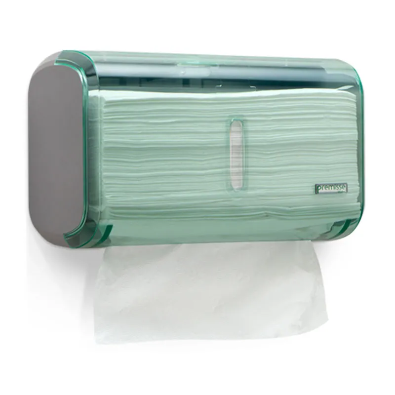 Toalheiro urban compacto verde para papel toalha C19821 - Premisse