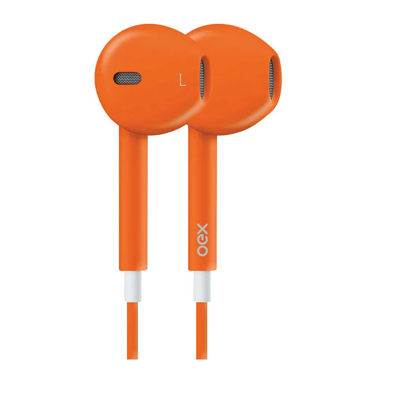 Fone de ouvido com microfone Colormood Laranja FN204/LJ - Oex