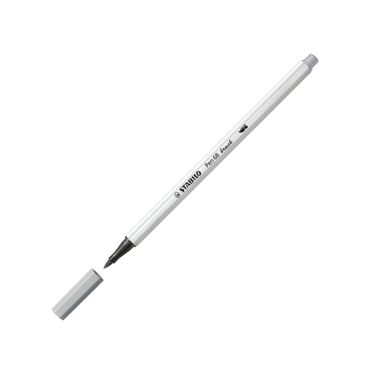 Caneta pincel Pen Brush Aquarelável - 568/95 - Cinza Frio - Stabilo