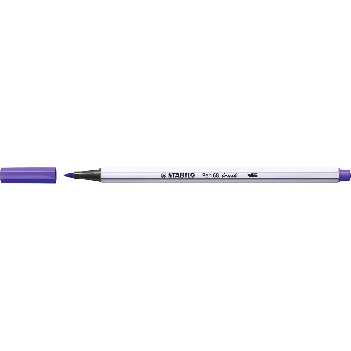 Caneta pincel Pen Brush Aquarelável - 568/55 - Violeta - Stabilo