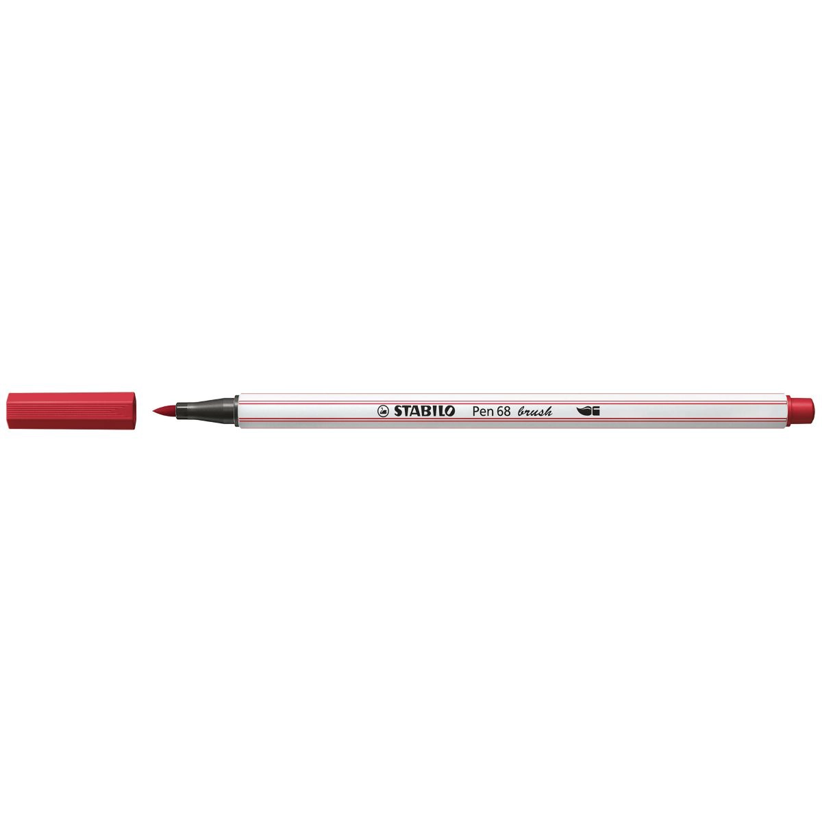 Caneta pincel Pen Brush Aquarelável - 568/50 - Vermelho Escuro - Stabilo