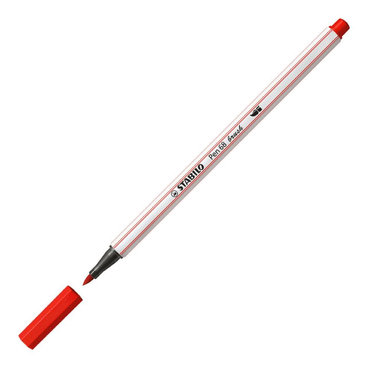 Caneta pincel Pen Brush Aquarelável - 568/48 - Vermelho Claro - Stabilo