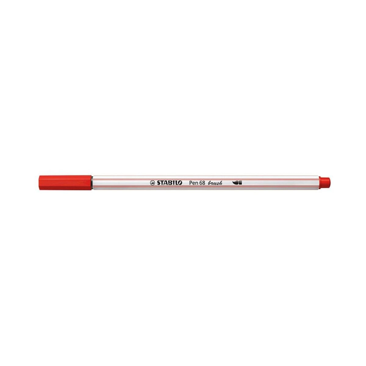 Caneta pincel Pen Brush Aquarelável - 568/48 - Vermelho Claro - Stabilo