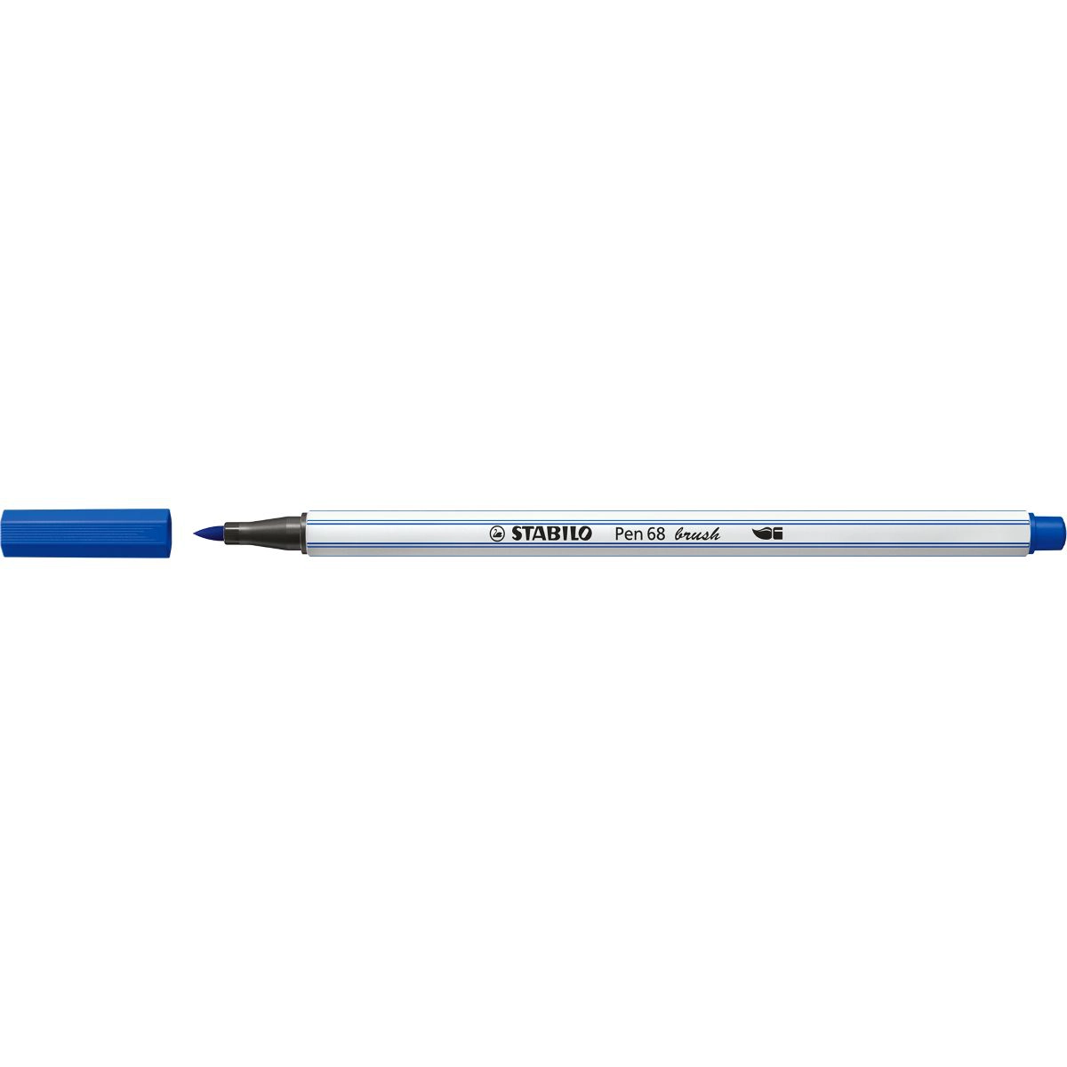 Caneta pincel Pen Brush Aquarelável - 568/32 - Azul Escuro - Stabilo