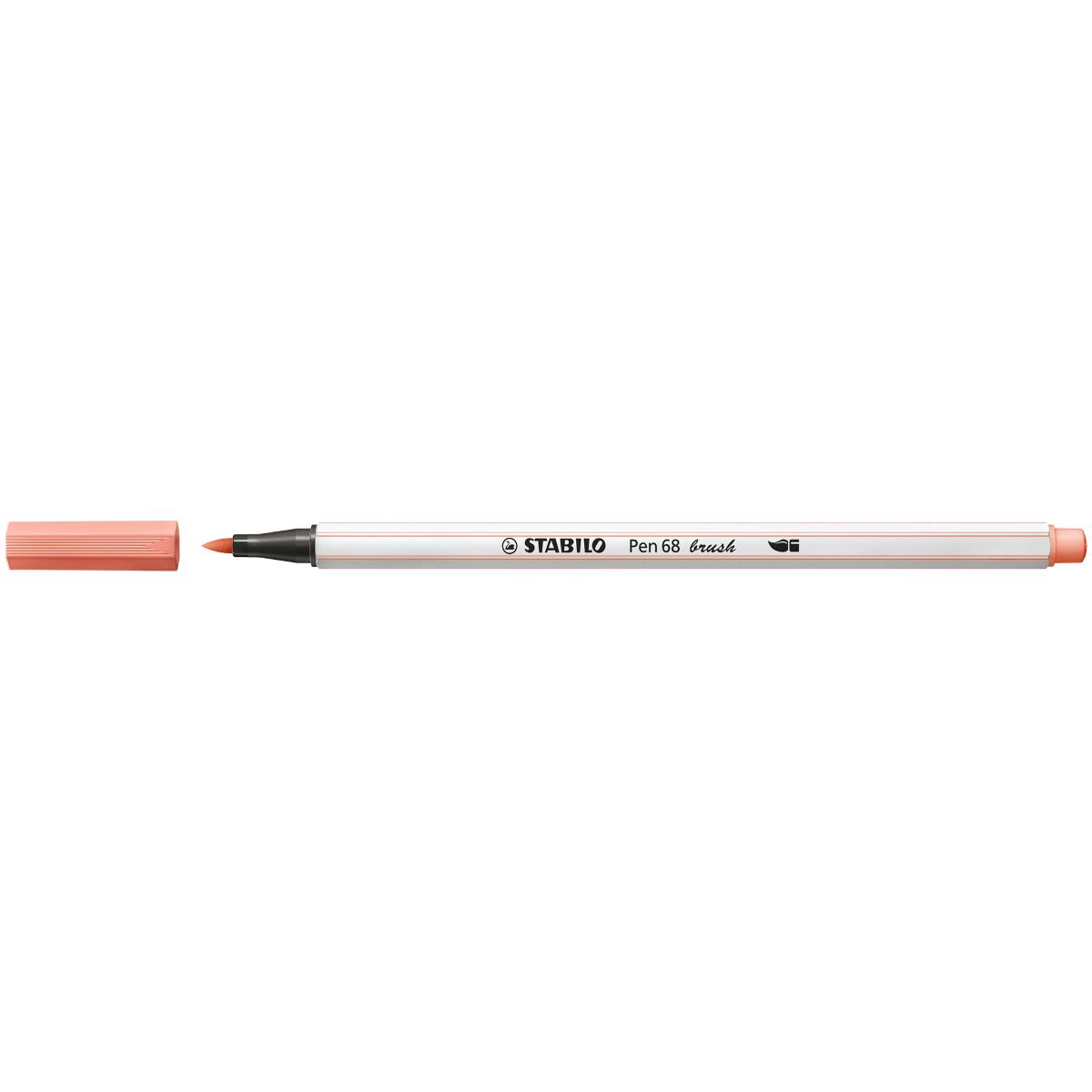 Caneta pincel Pen Brush Aquarelável - 568/26 - Salmão - Stabilo