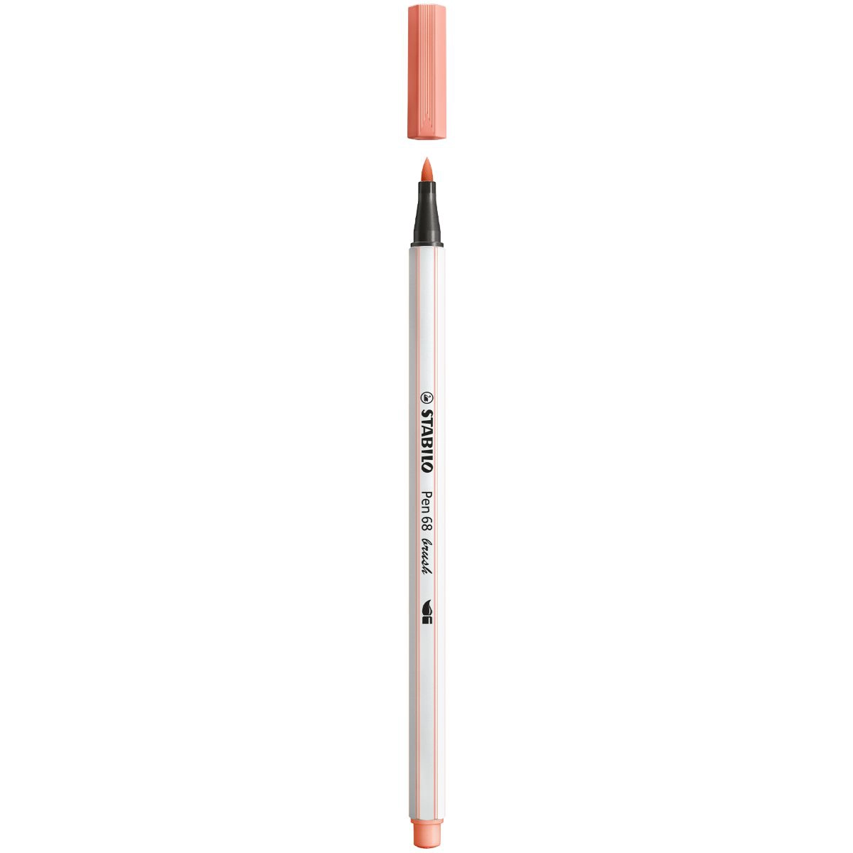 Caneta pincel Pen Brush Aquarelável - 568/26 - Salmão - Stabilo