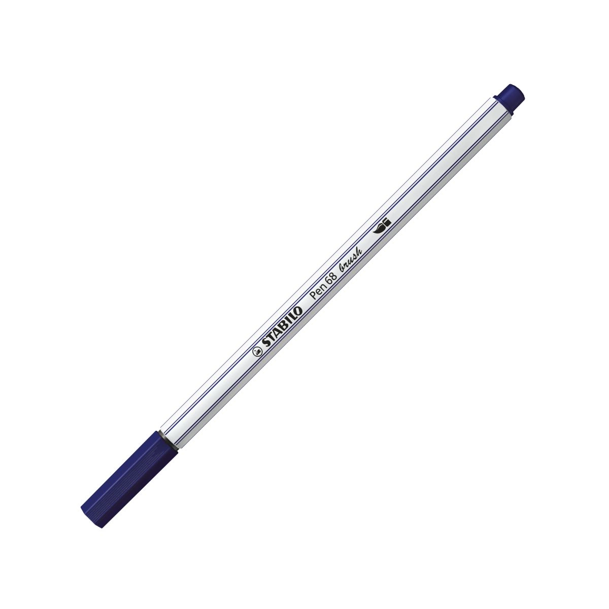 Caneta pincel Pen Brush Aquarelável - 568/22 - Azul Marinho - Stabilo