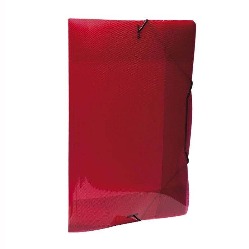 Pasta com aba elástico ofício TopLine Vermelha 0233.U - Dello