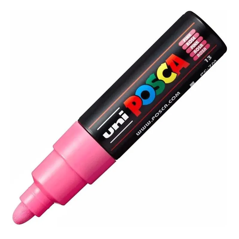 Caneta Posca PC-7M - rosa - Uni-Ball