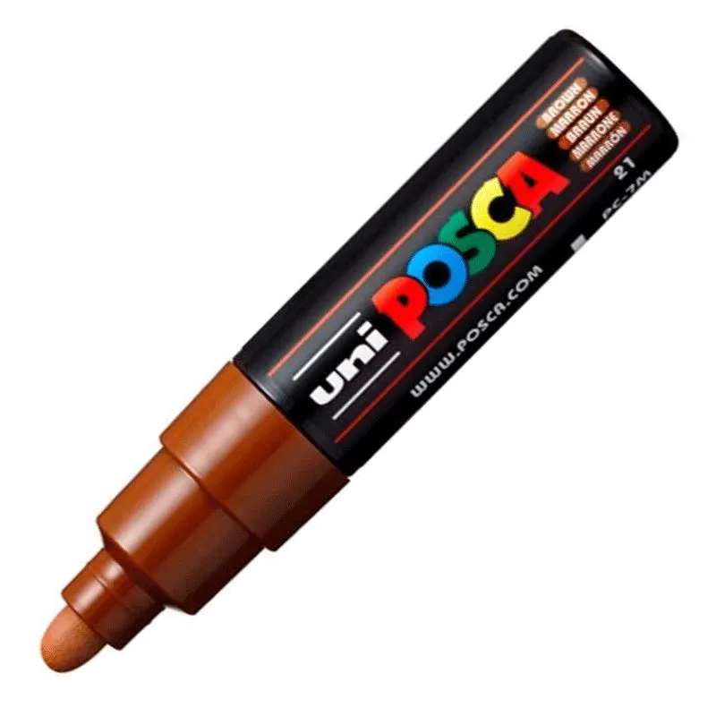 Caneta Posca PC-7M - marrom - Uni-Ball