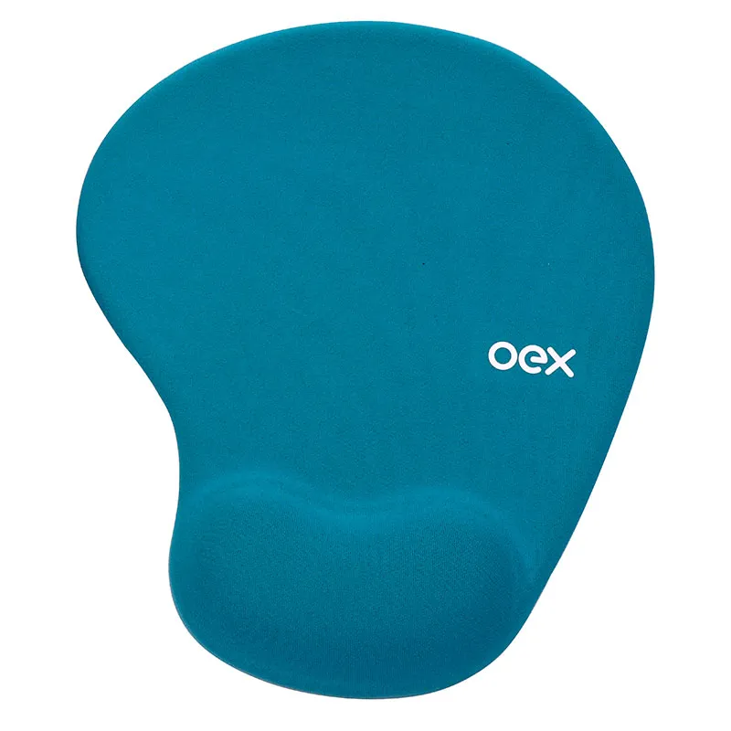 Mouse pad com apoio em gel Confort Azul Turquesa MP200/AZT - Oex