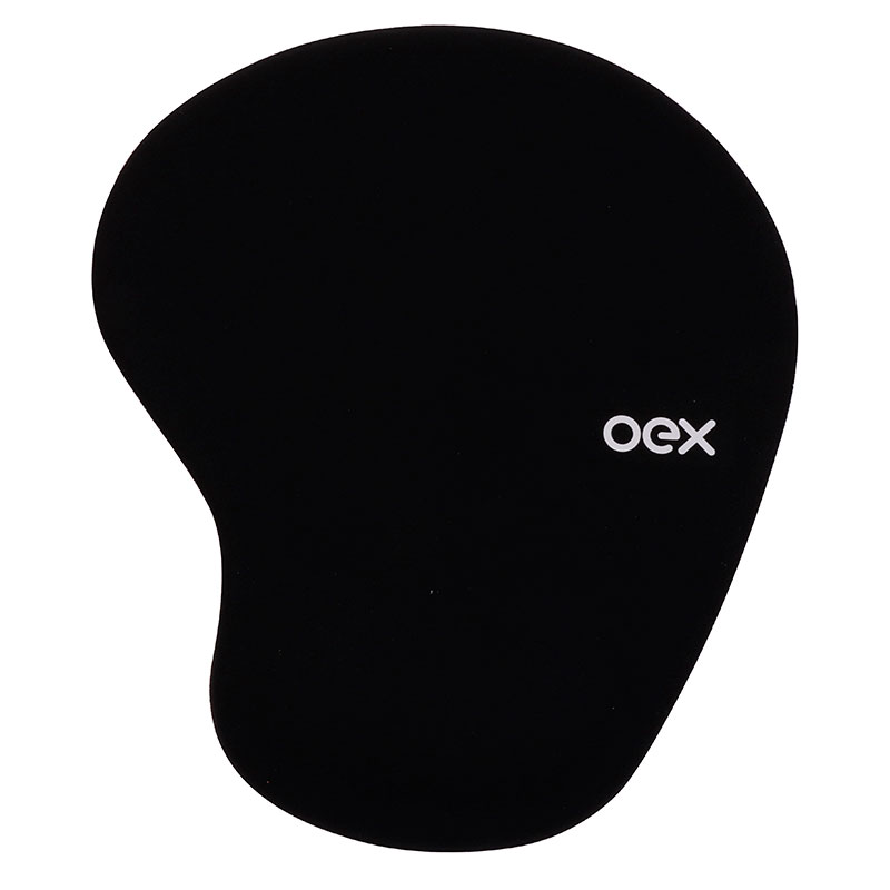 Mouse pad com apoio em gel confort preto MP200/PT Oex Informática