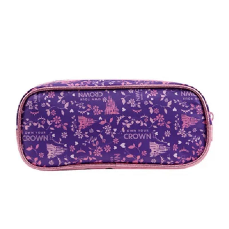 Estojo escolar simples com zíper 11555 - Princesas X - Xeryus