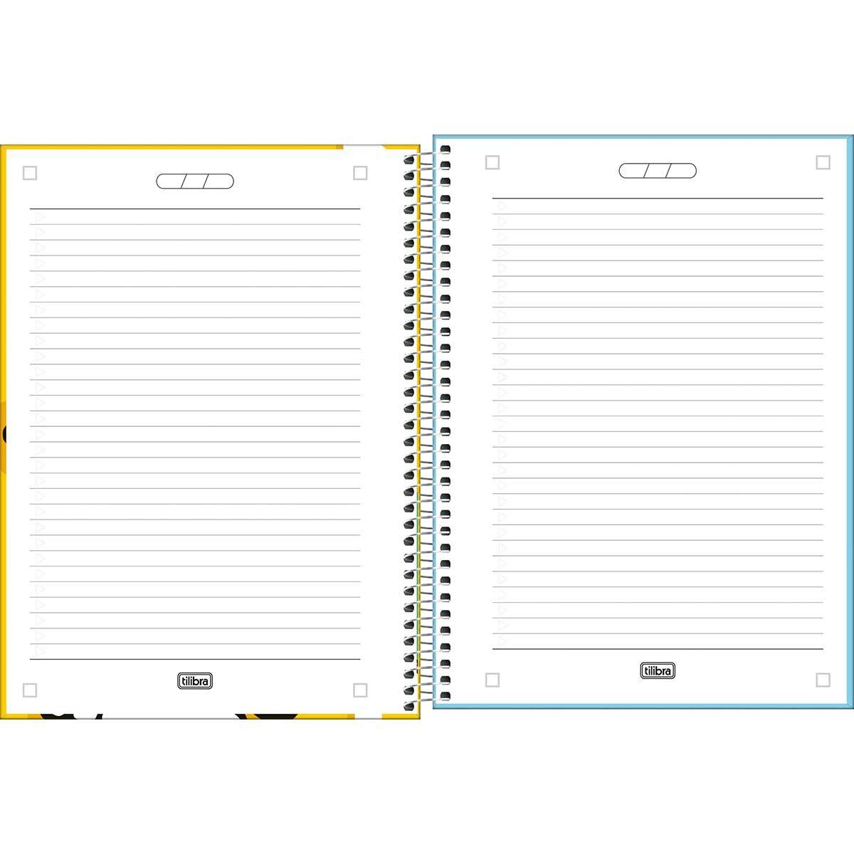 Caderno espiral capa dura universitário 1x1 80 folhas Snoopy - Tilibra
