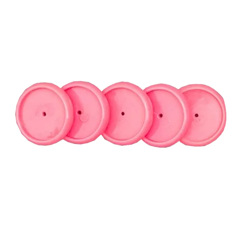Discos e elástico caderno inteligente rosa neon 23mm CI231023