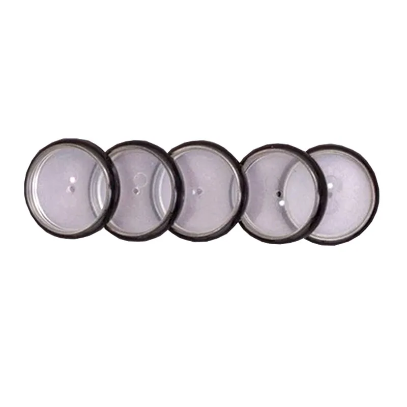 Discos e elástico caderno inteligente borda preto metálico 23mm CI231028