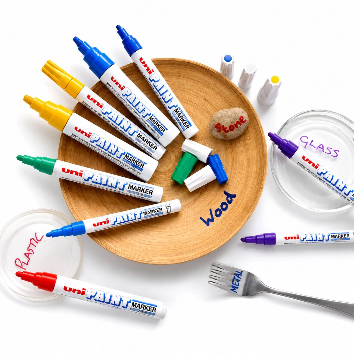 Pincel marcador permanente Paint Marker Azul Claro PX-20 - Uni-Paint