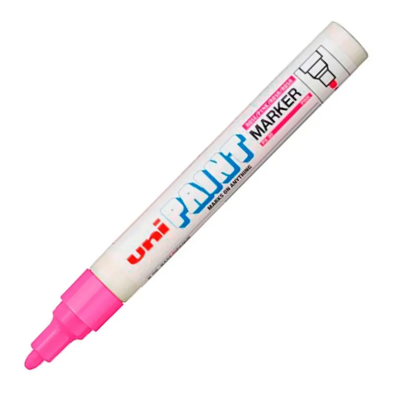 Pincel marcador permanente Paint Marker rosa PX-20 Uni-Paint