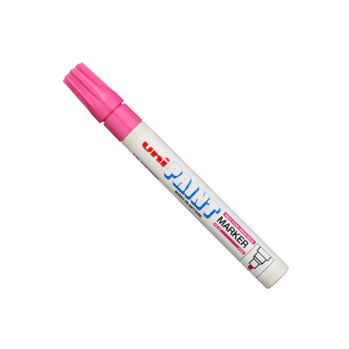 Pincel marcador permanente Paint Marker rosa PX-20 Uni-Paint