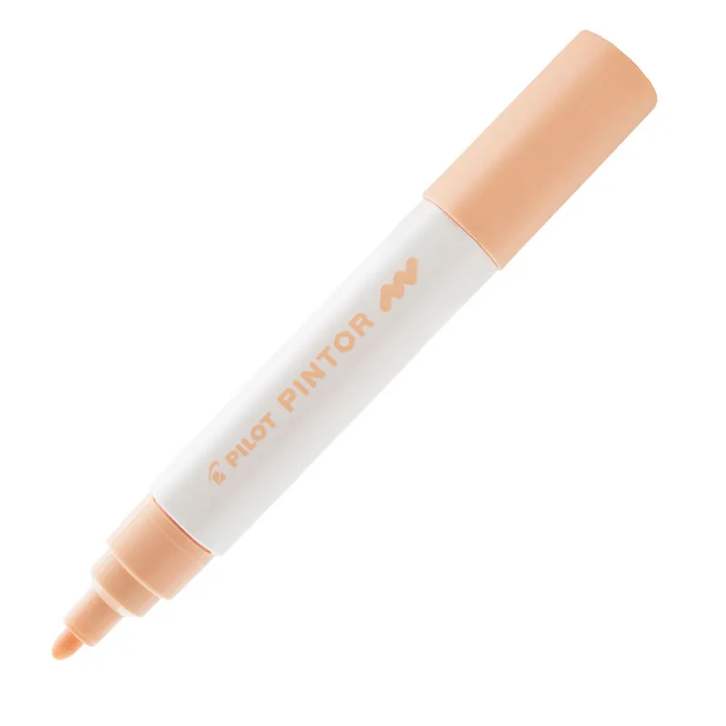 Pincel marcador Pintor ponta m 1.4mm laranja pastel Pilot