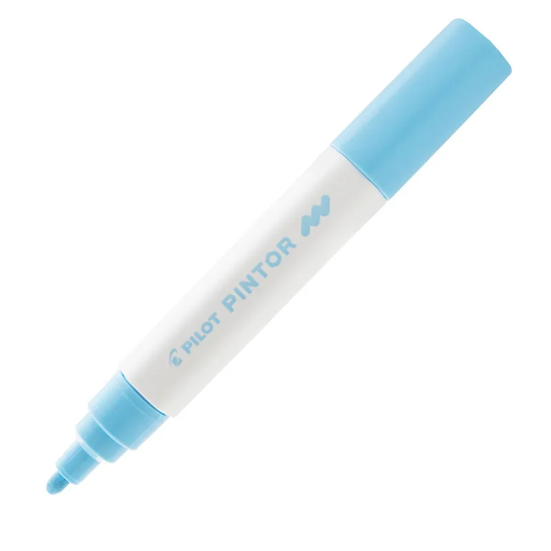 Pincel marcador Pintor ponta média 1.4mm - azul pastel  - Pilot