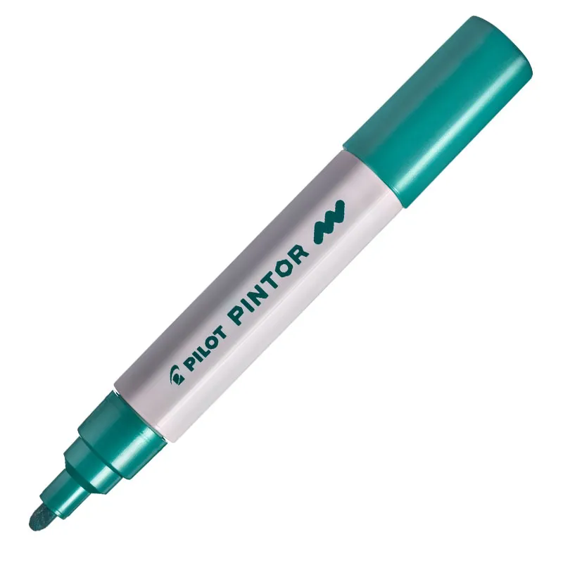 Pincel marcador Pintor ponta m 1.4mm - Verde Metálico - Pilot