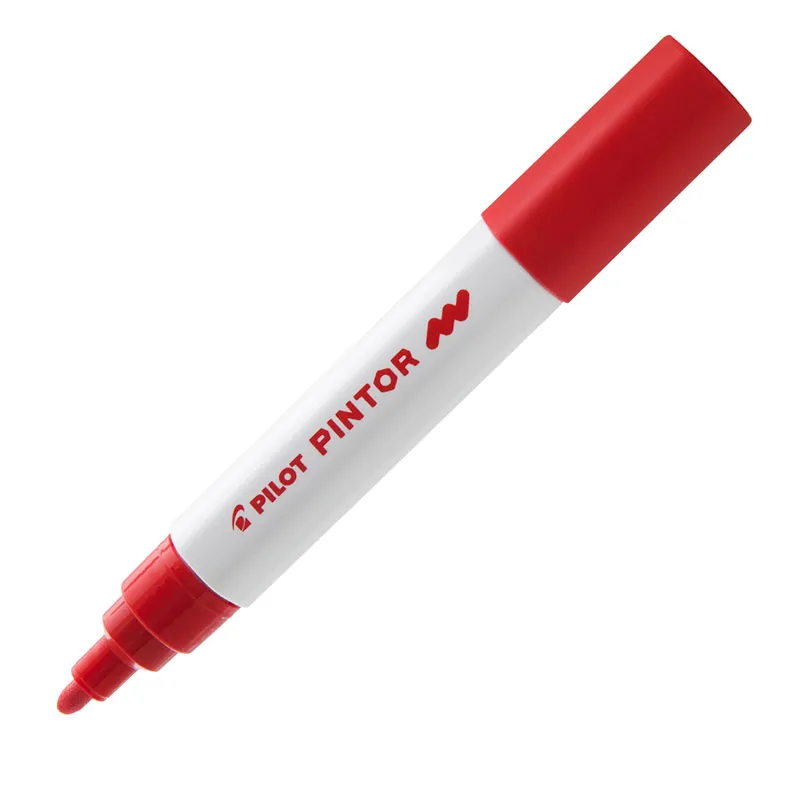 Pincel marcador Pintor ponta média 1.4mm - vermelho - Pilot