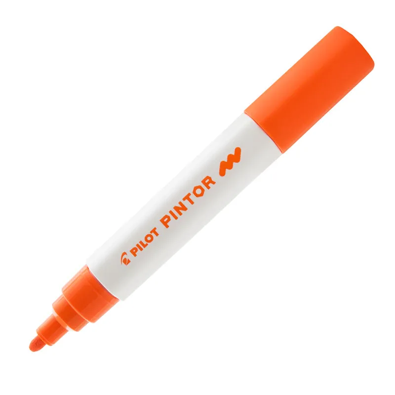 Pincel marcador Pintor ponta média 1.4mm - laranja - Pilot