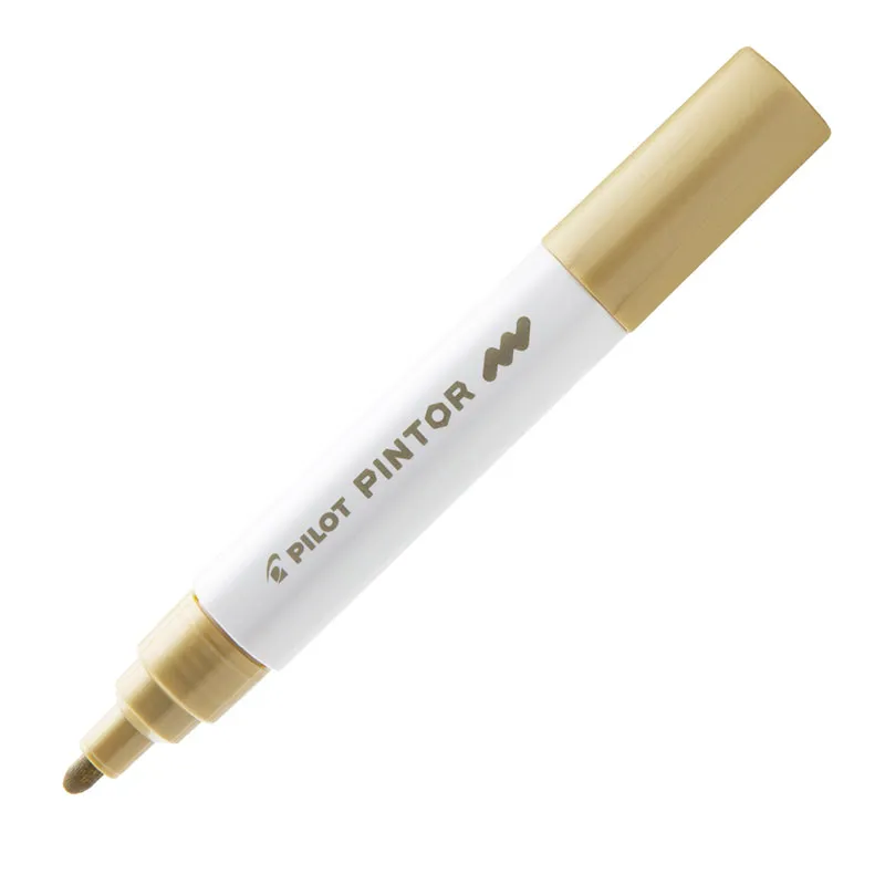 Pincel marcador Pintor ponta média 1.4mm - dourado - Pilot