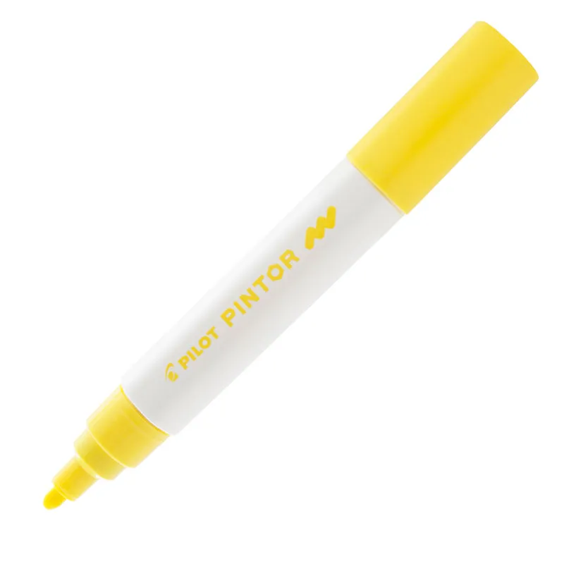 Pincel marcador Pintor ponta média 1.4mm - amarelo - Pilot
