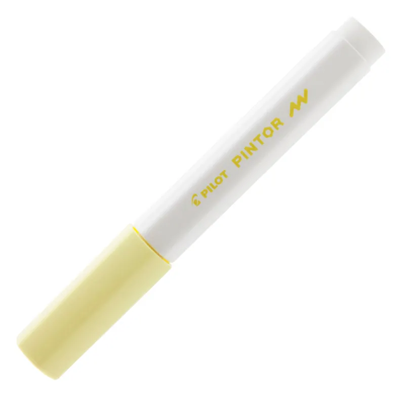 Pincel marcador Pintor ponta fina 1.0mm - amarelo pastel - Pilot