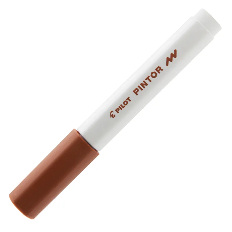 Pincel marcador Pintor ponta fina 1.0mm - marron - Pilot